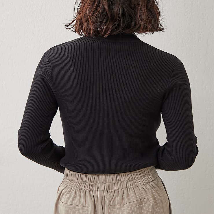 【8色展開】袖ボタンハイネックリブプルオーバー | RMAF　NICE CLAUP / OLIVE des OLIVE | 詳細画像55 