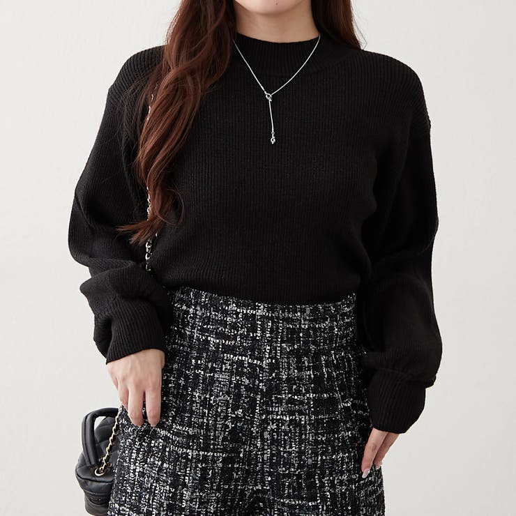 ハイネックラメリブプルオーバー[品番：OLOW0016577]｜RMAF NICE CLAUP