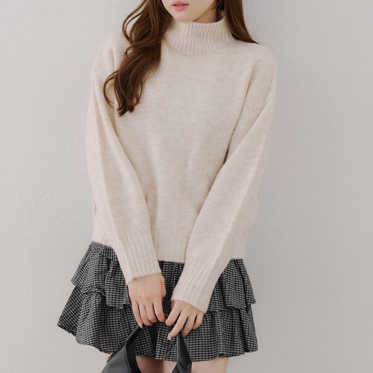 ヤクタッチハイネックプルオーバー | RMAF　NICE CLAUP / OLIVE des OLIVE | 詳細画像3 