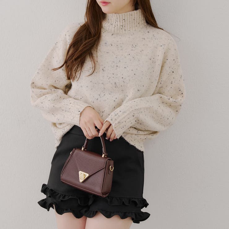 柄1 | ヤクタッチハイネックプルオーバー | RMAF　NICE CLAUP / OLIVE des OLIVE