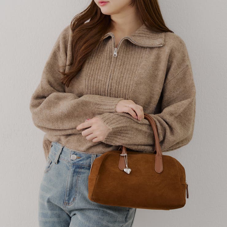 【5色展開】ヤクタッチハーフジップニット | RMAF　NICE CLAUP / OLIVE des OLIVE | 詳細画像33 