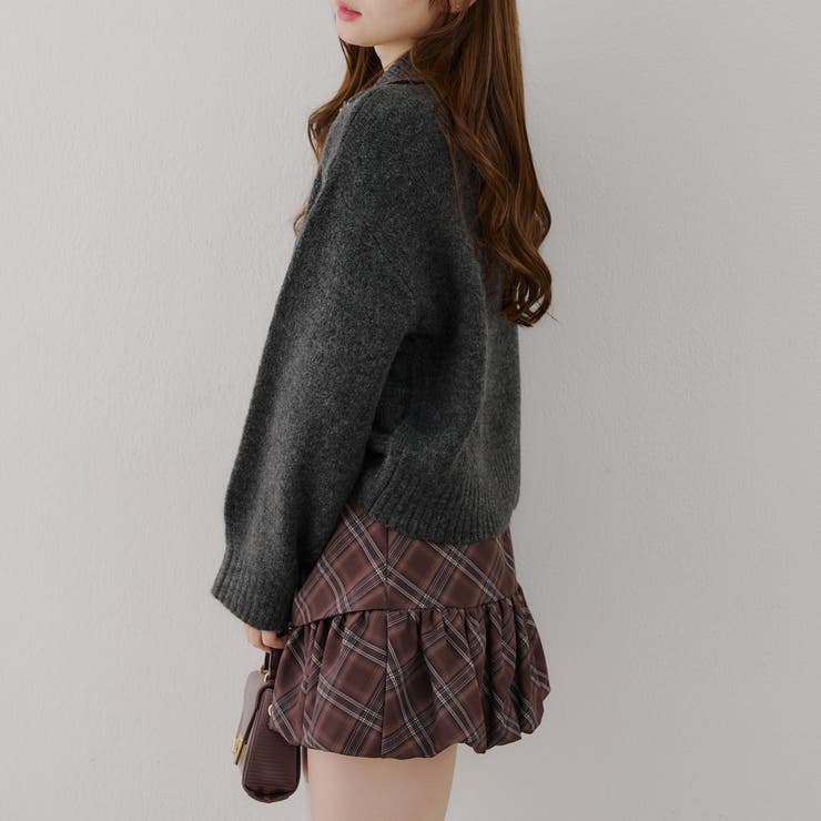 【5色展開】ヤクタッチハーフジップニット | RMAF　NICE CLAUP / OLIVE des OLIVE | 詳細画像5 