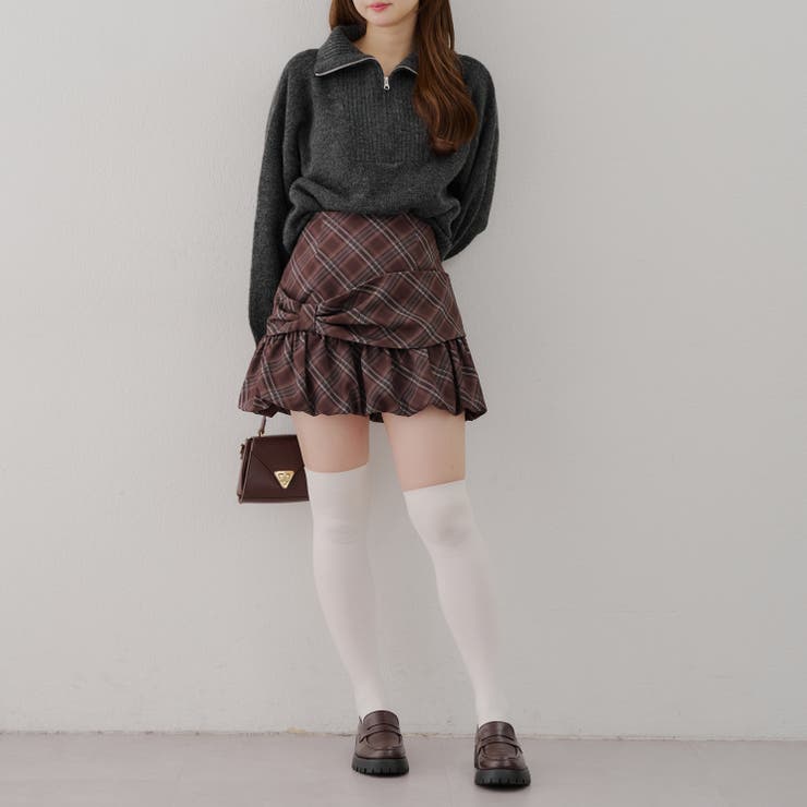 【5色展開】ヤクタッチハーフジップニット | RMAF　NICE CLAUP / OLIVE des OLIVE | 詳細画像6 