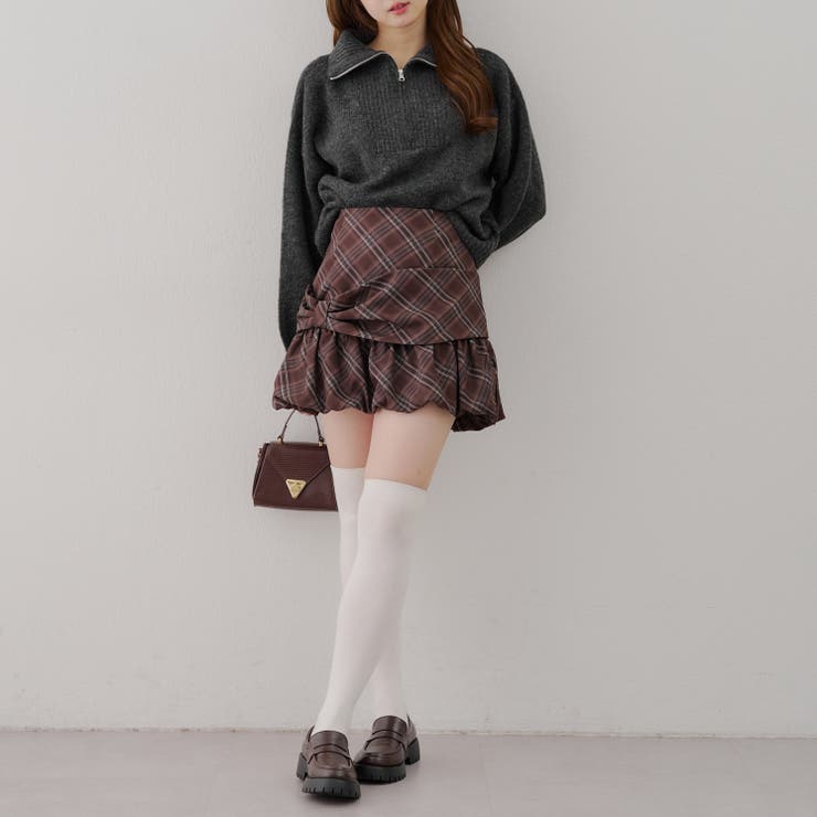 【5色展開】ヤクタッチハーフジップニット | RMAF　NICE CLAUP / OLIVE des OLIVE | 詳細画像7 