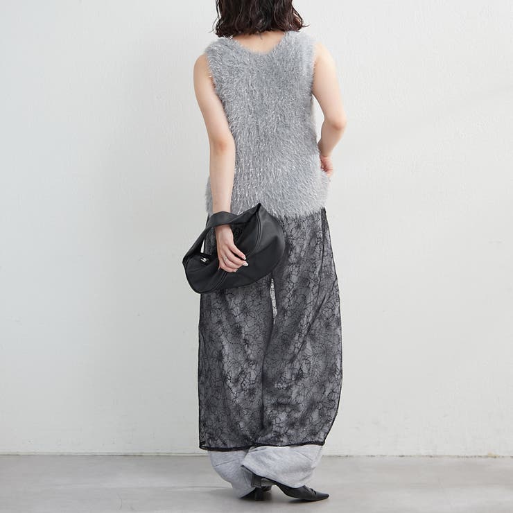 ラメフェザーノースリプルオーバー[品番：OLOW0016344]｜RMAF NICE