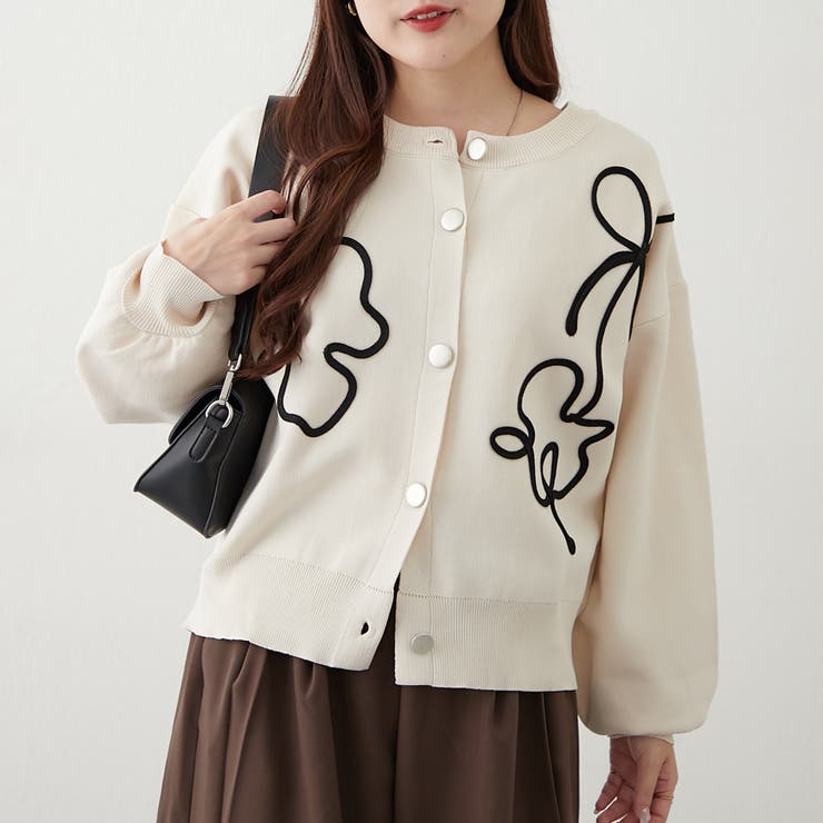 PEACE NOWフード付きカーディガンボア白色エヴィ長袖カーディガンポケット PEACE NOWフード付きカーディガンボア白色エヴィ長袖