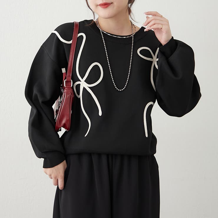 SLOANEスローン×eclat別注タックポケットカーディガンサックス未使用新品 前後2way】コード刺繍カーディガン[品番：OLOW0016582]｜RMAF NICE