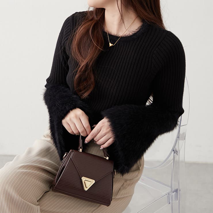 【Web限定】フェザー切替ニット | RMAF　NICE CLAUP / OLIVE des OLIVE | 詳細画像26 