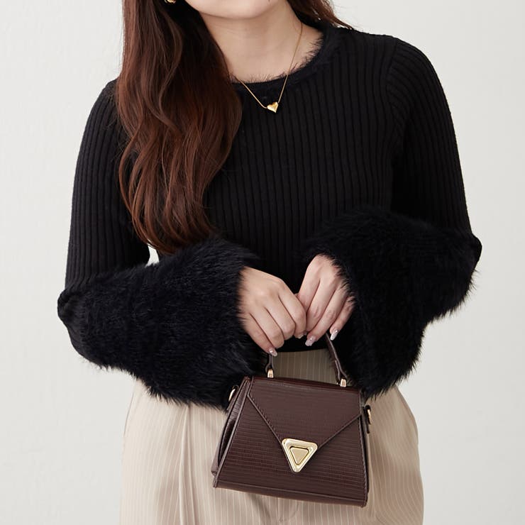 【Web限定】フェザー切替ニット | RMAF　NICE CLAUP / OLIVE des OLIVE | 詳細画像28 