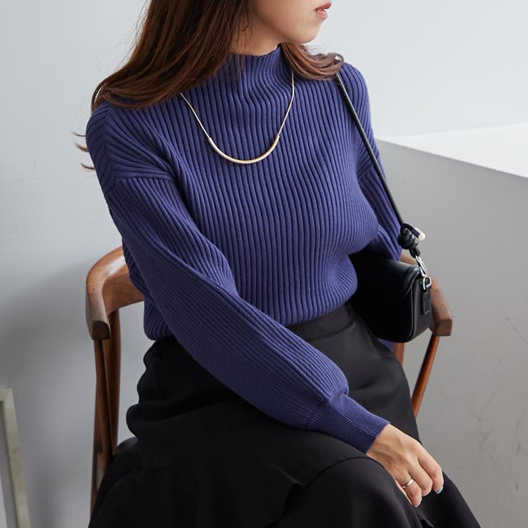 PBTボトルネックプルオーバー | NICE CLAUP / OLIVE des OLIVE　OUTLET | 詳細画像14 