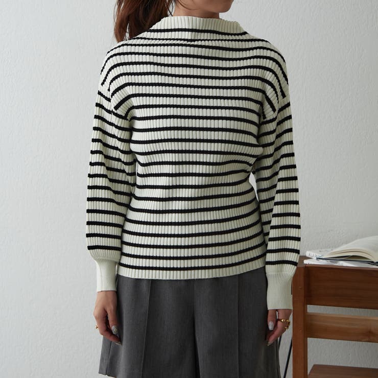 PBTボトルネックプルオーバー | NICE CLAUP / OLIVE des OLIVE　OUTLET | 詳細画像29 