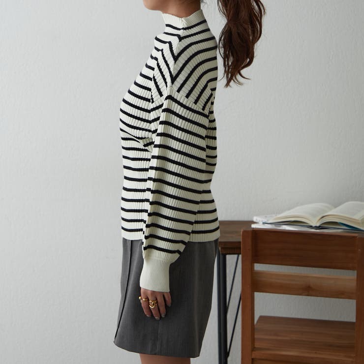 PBTボトルネックプルオーバー | NICE CLAUP / OLIVE des OLIVE　OUTLET | 詳細画像30 