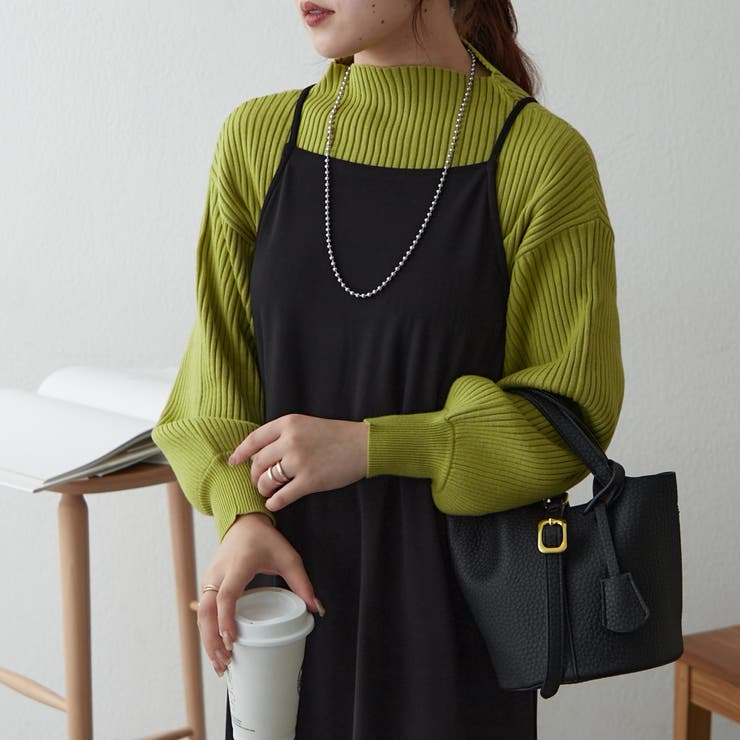 【Web限定】PBTボトルネックプルオーバー | NICE CLAUP / OLIVE des OLIVE　OUTLET | 詳細画像19 