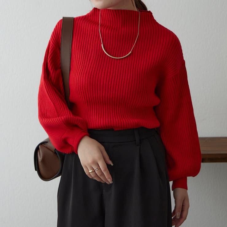 【Web限定】PBTボトルネックプルオーバー | NICE CLAUP / OLIVE des OLIVE　OUTLET | 詳細画像33 
