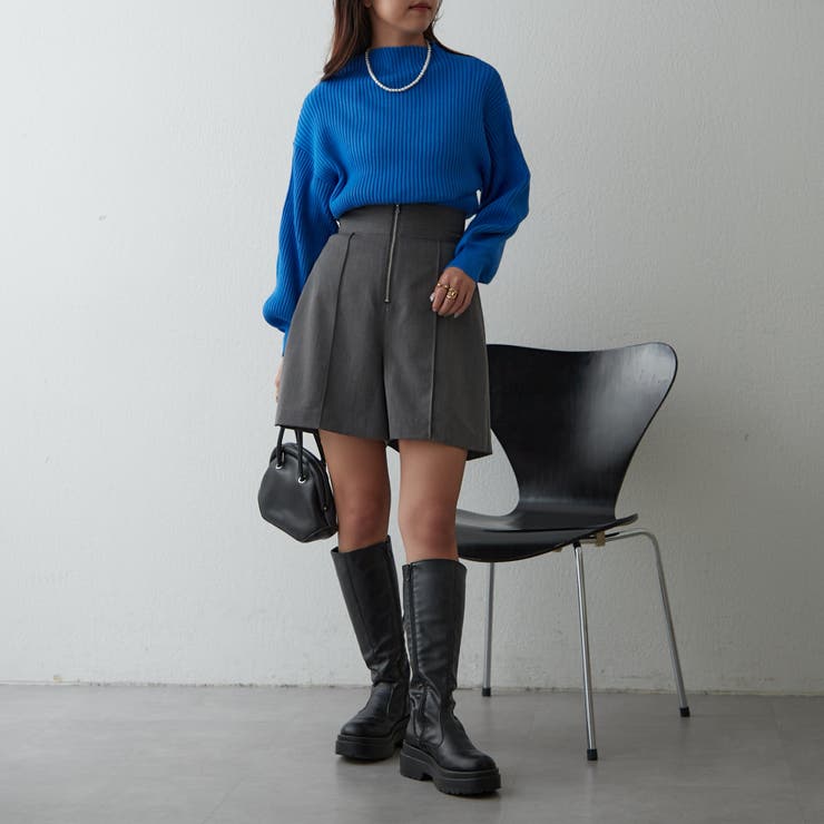 【Web限定】PBTボトルネックプルオーバー | NICE CLAUP / OLIVE des OLIVE　OUTLET | 詳細画像5 
