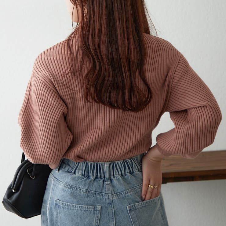 【Web限定】PBTボトルネックプルオーバー | NICE CLAUP / OLIVE des OLIVE　OUTLET | 詳細画像26 
