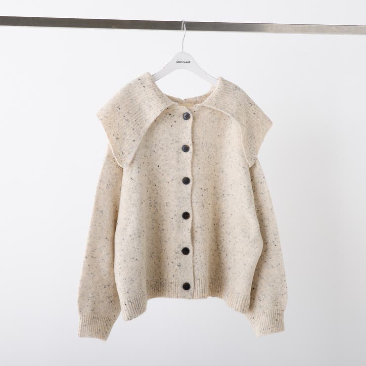 襟付きニットカーディガン | NICE CLAUP / OLIVE des OLIVE　OUTLET | 詳細画像10 