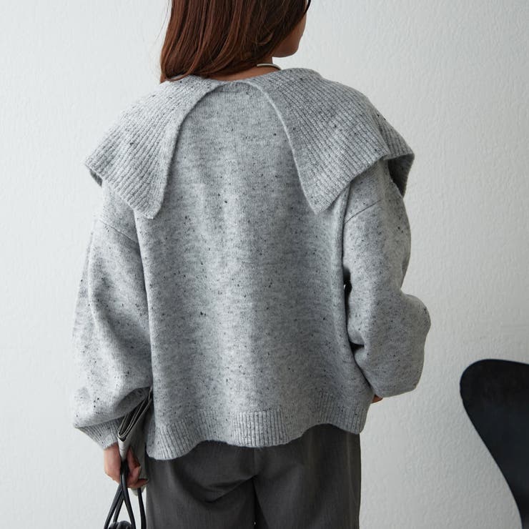 襟付きニットカーディガン | NICE CLAUP / OLIVE des OLIVE　OUTLET | 詳細画像20 