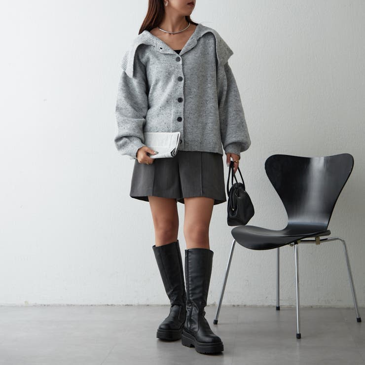 襟付きニットカーディガン | NICE CLAUP / OLIVE des OLIVE　OUTLET | 詳細画像22 