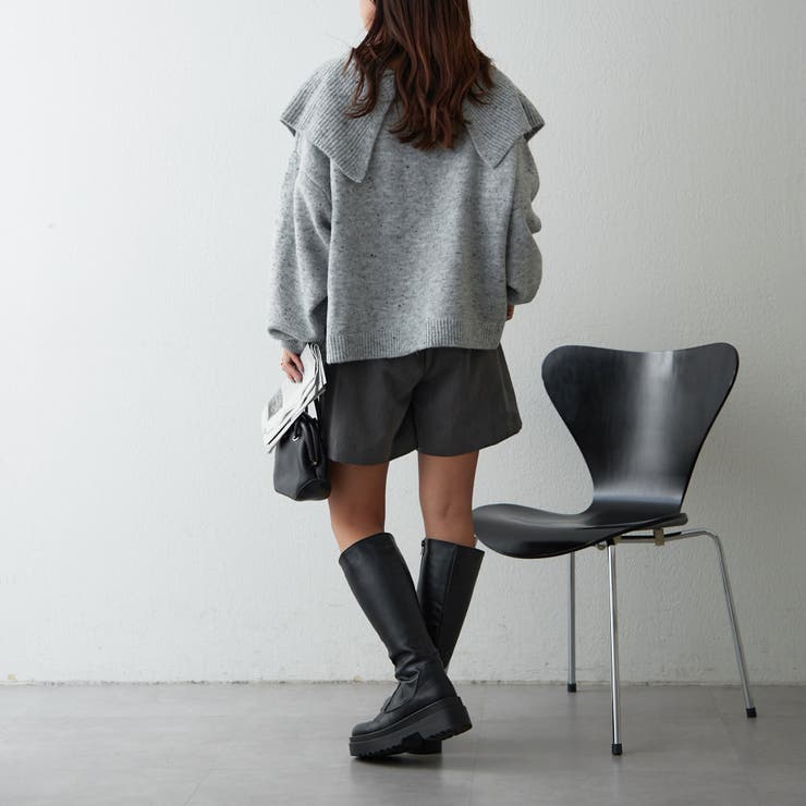 襟付きニットカーディガン | NICE CLAUP / OLIVE des OLIVE　OUTLET | 詳細画像25 