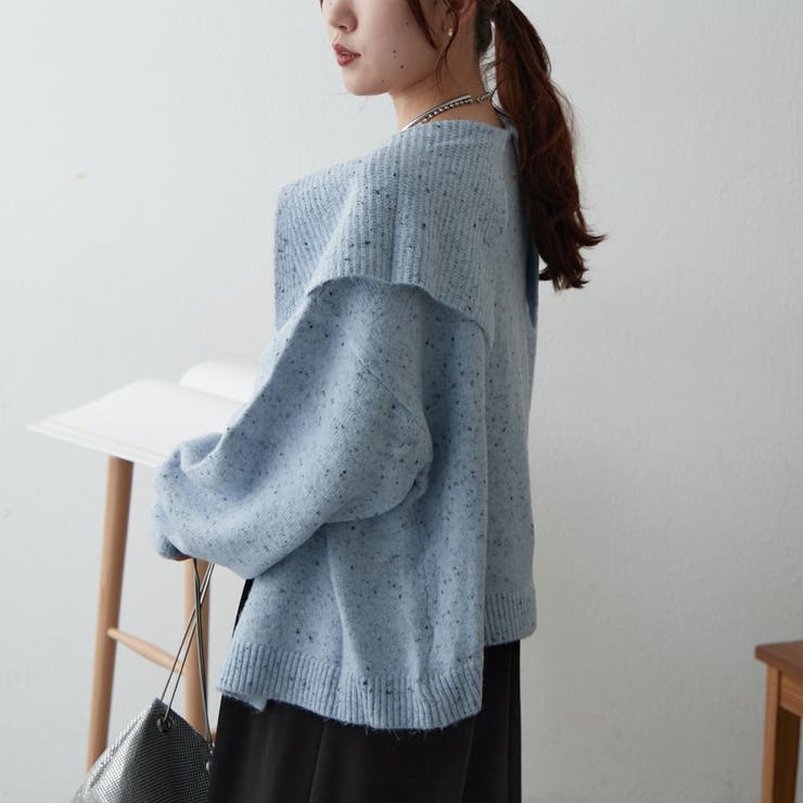 襟付きニットカーディガン | NICE CLAUP / OLIVE des OLIVE　OUTLET | 詳細画像27 