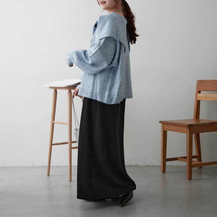 襟付きニットカーディガン | NICE CLAUP / OLIVE des OLIVE　OUTLET | 詳細画像32 