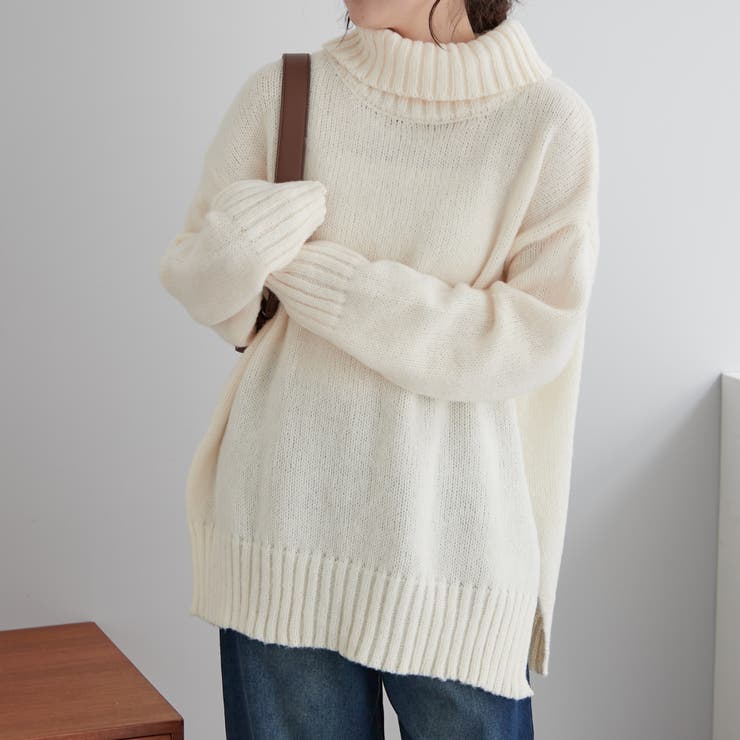 タートルネック起毛トップス | NICE CLAUP / OLIVE des OLIVE　OUTLET | 詳細画像12 
