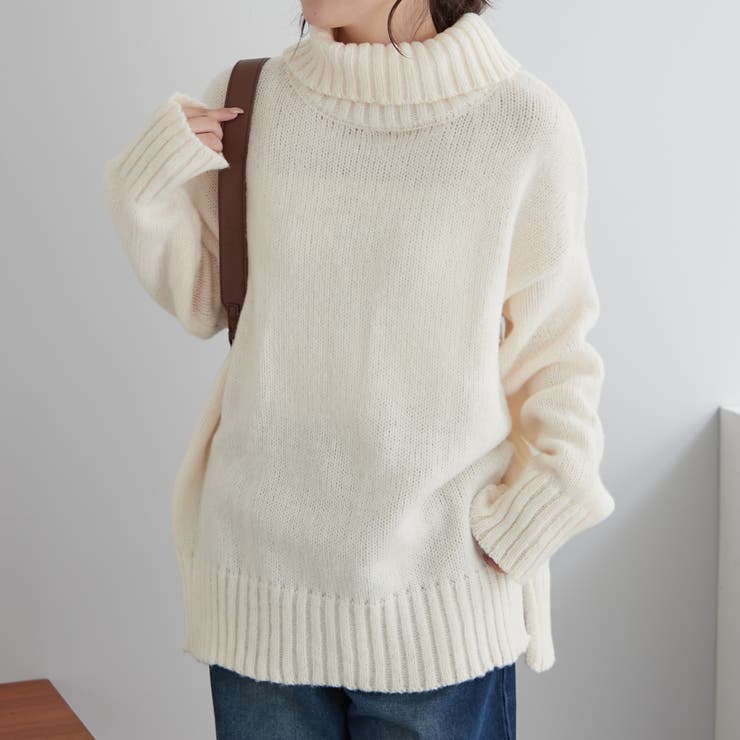 タートルネック起毛トップス | NICE CLAUP / OLIVE des OLIVE　OUTLET | 詳細画像13 