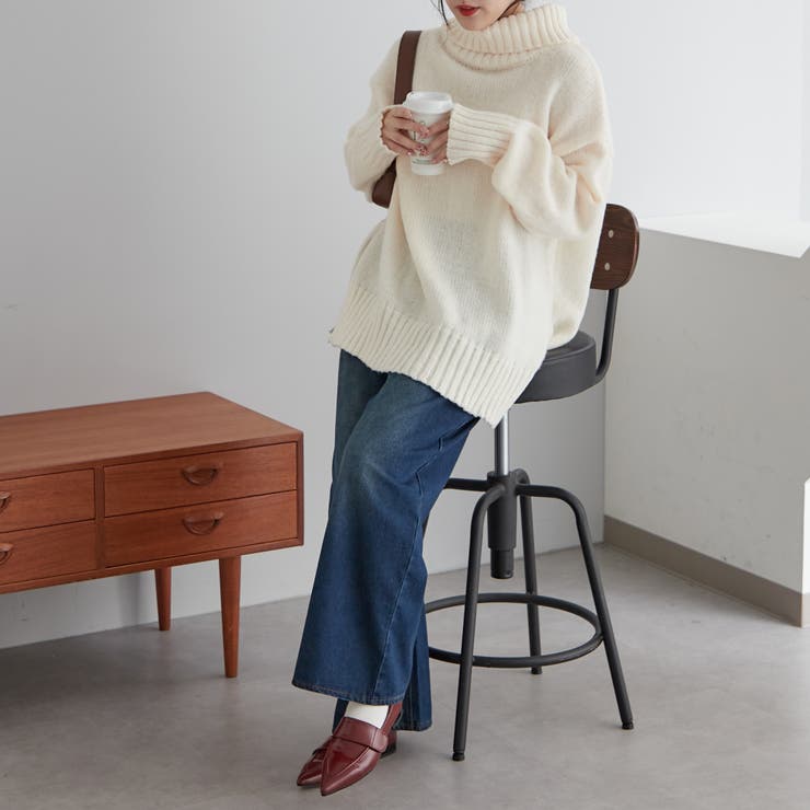 タートルネック起毛トップス | NICE CLAUP / OLIVE des OLIVE　OUTLET | 詳細画像15 