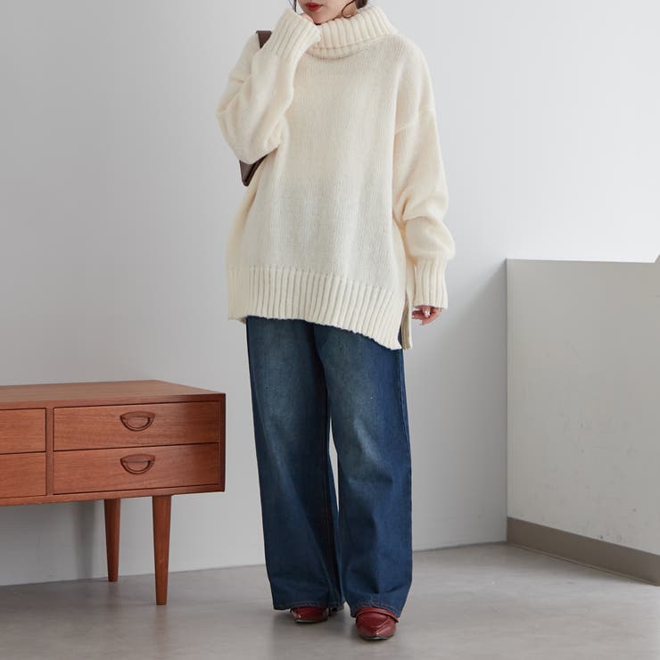タートルネック起毛トップス | NICE CLAUP / OLIVE des OLIVE　OUTLET | 詳細画像17 