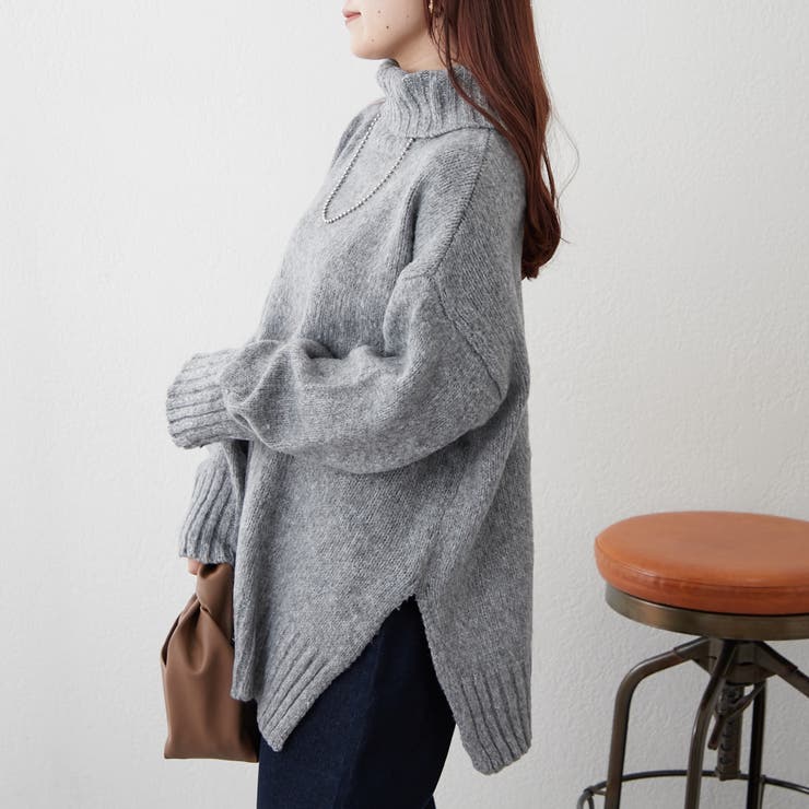 タートルネック起毛トップス | NICE CLAUP / OLIVE des OLIVE　OUTLET | 詳細画像5 