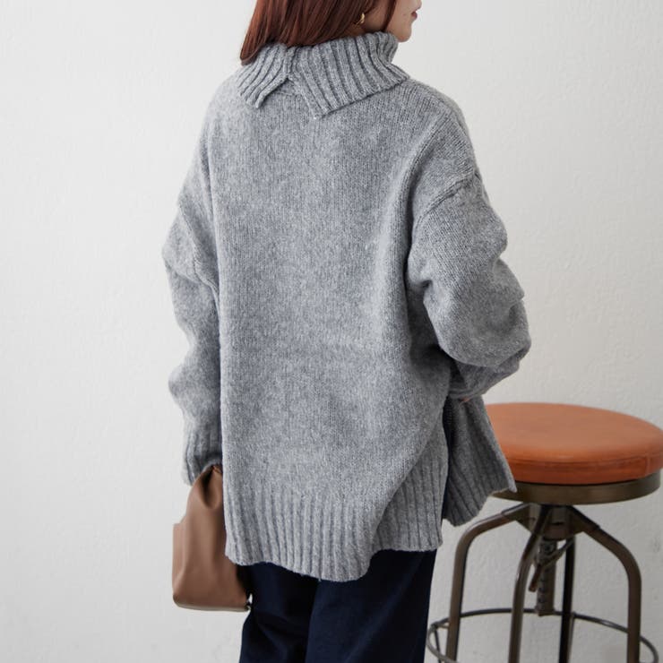 タートルネック起毛トップス | NICE CLAUP / OLIVE des OLIVE　OUTLET | 詳細画像6 