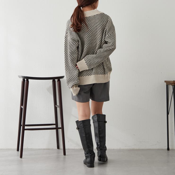 ジャガードニットカーディガン | NICE CLAUP / OLIVE des OLIVE　OUTLET | 詳細画像9 