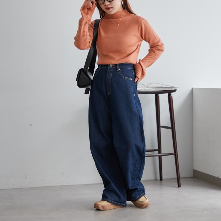 【Web限定】袖フレアハイネックニット | NICE CLAUP / OLIVE des OLIVE　OUTLET | 詳細画像20 