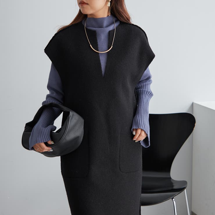 【Web限定】袖フレアハイネックニット | NICE CLAUP / OLIVE des OLIVE　OUTLET | 詳細画像29 
