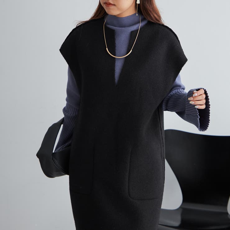 【Web限定】袖フレアハイネックニット | NICE CLAUP / OLIVE des OLIVE　OUTLET | 詳細画像31 