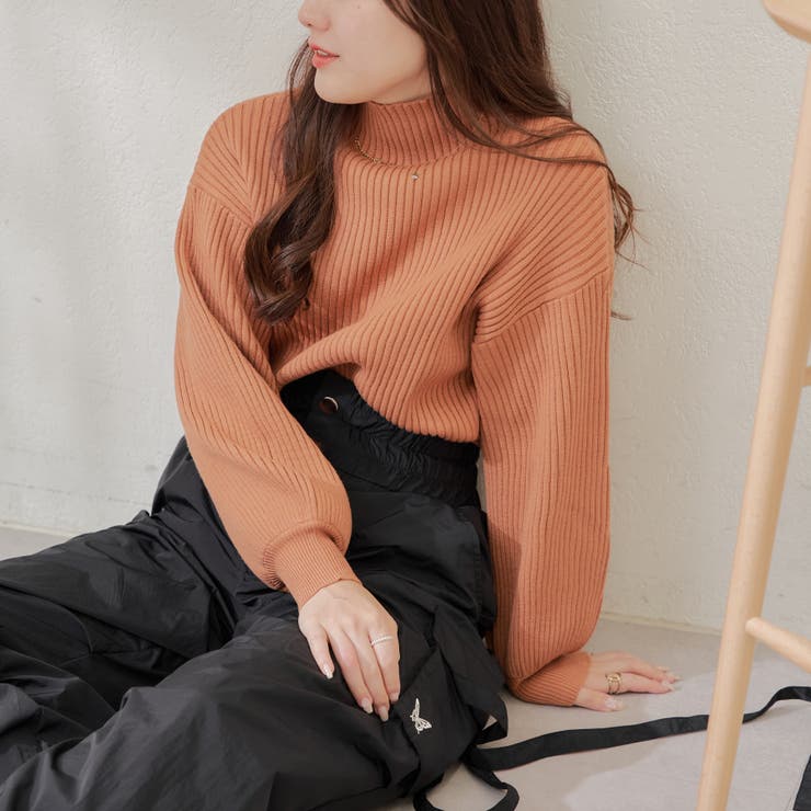 PBTパフスリーブニット | NICE CLAUP / OLIVE des OLIVE　OUTLET | 詳細画像9 