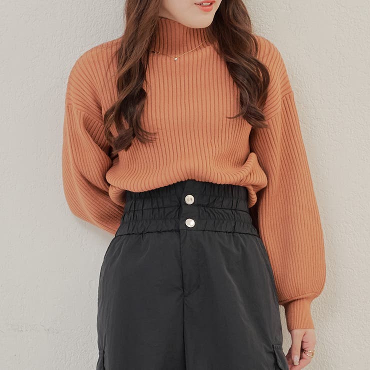 PBTパフスリーブニット | NICE CLAUP / OLIVE des OLIVE　OUTLET | 詳細画像10 