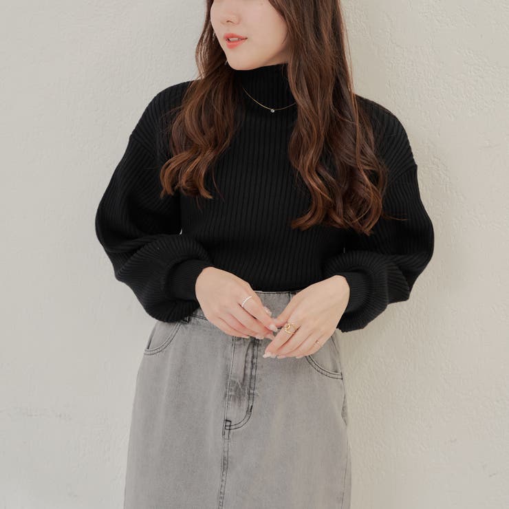 PBTパフスリーブニット | NICE CLAUP / OLIVE des OLIVE　OUTLET | 詳細画像19 