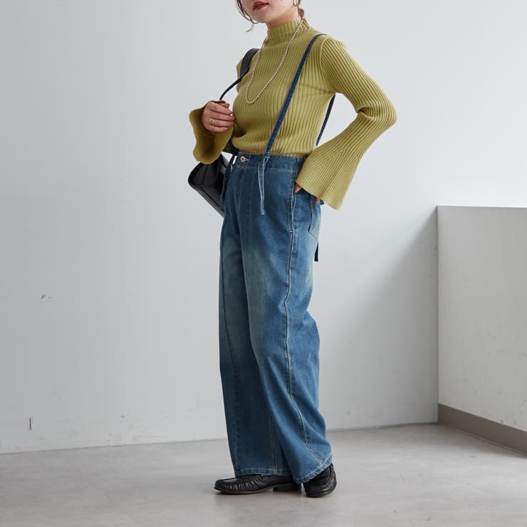 【Web限定】袖フレアニット | NICE CLAUP / OLIVE des OLIVE　OUTLET | 詳細画像7 