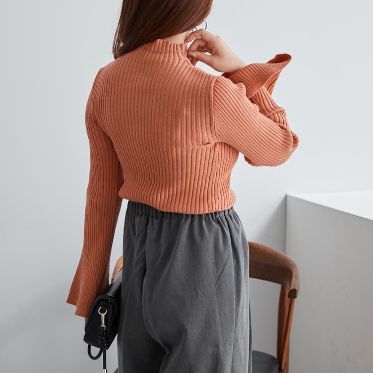 【Web限定】袖フレアニット | NICE CLAUP / OLIVE des OLIVE　OUTLET | 詳細画像16 