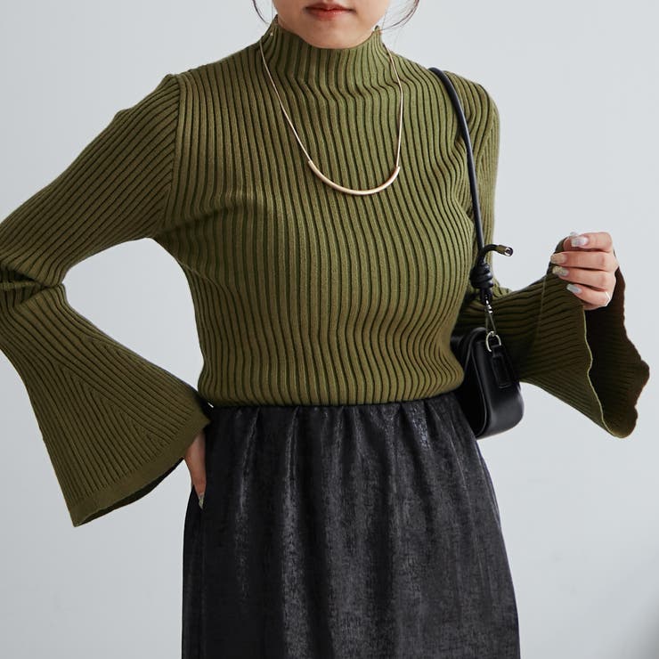 【Web限定】袖フレアニット | NICE CLAUP / OLIVE des OLIVE　OUTLET | 詳細画像21 