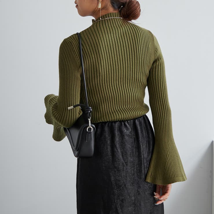 【Web限定】袖フレアニット | NICE CLAUP / OLIVE des OLIVE　OUTLET | 詳細画像24 