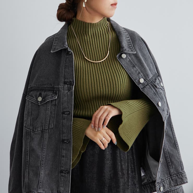 【Web限定】袖フレアニット | NICE CLAUP / OLIVE des OLIVE　OUTLET | 詳細画像25 