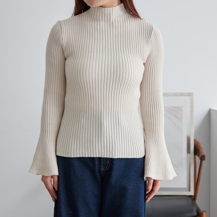 【Web限定】袖フレアニット | NICE CLAUP / OLIVE des OLIVE　OUTLET | 詳細画像34 