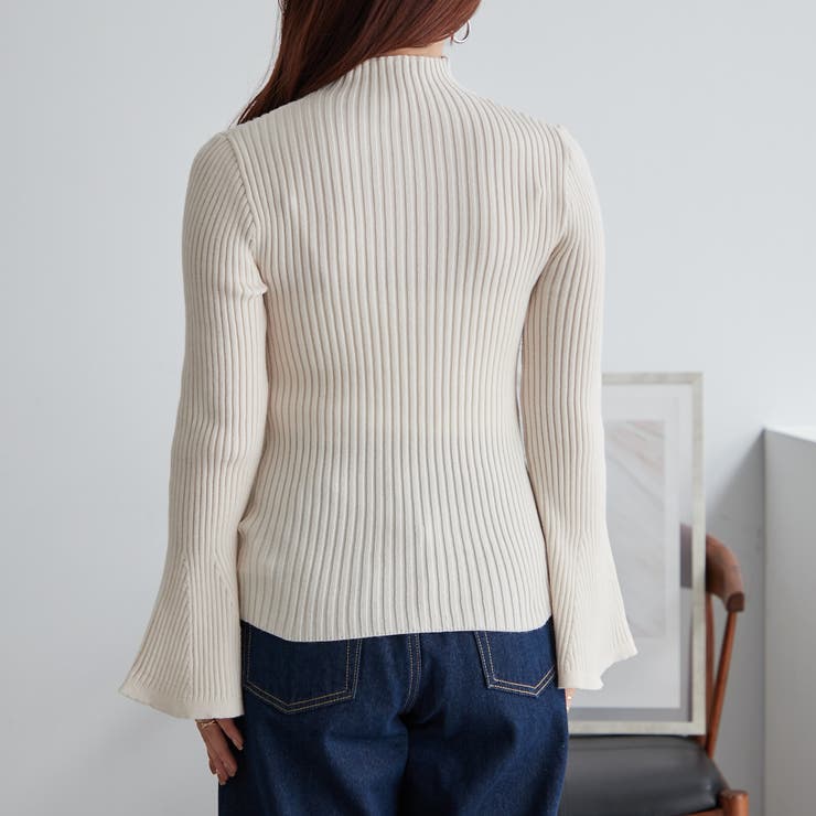 【Web限定】袖フレアニット | NICE CLAUP / OLIVE des OLIVE　OUTLET | 詳細画像36 