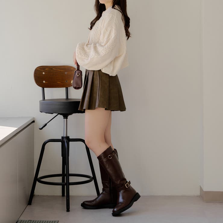 【Web限定】前後2wayモールケーブルニット | NICE CLAUP / OLIVE des OLIVE　OUTLET | 詳細画像7 