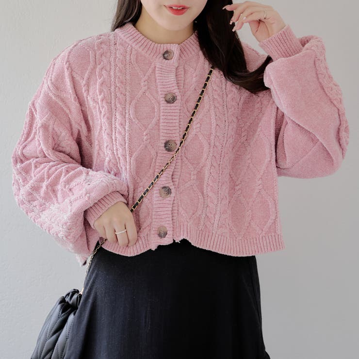【Web限定】前後2wayモールケーブルニット | NICE CLAUP / OLIVE des OLIVE　OUTLET | 詳細画像13 