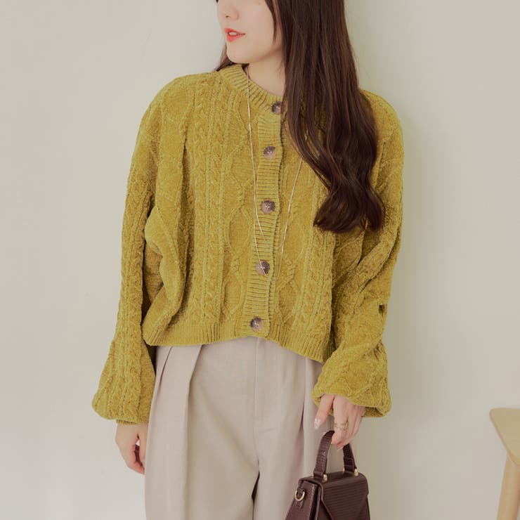 【Web限定】前後2wayモールケーブルニット | NICE CLAUP / OLIVE des OLIVE　OUTLET | 詳細画像28 