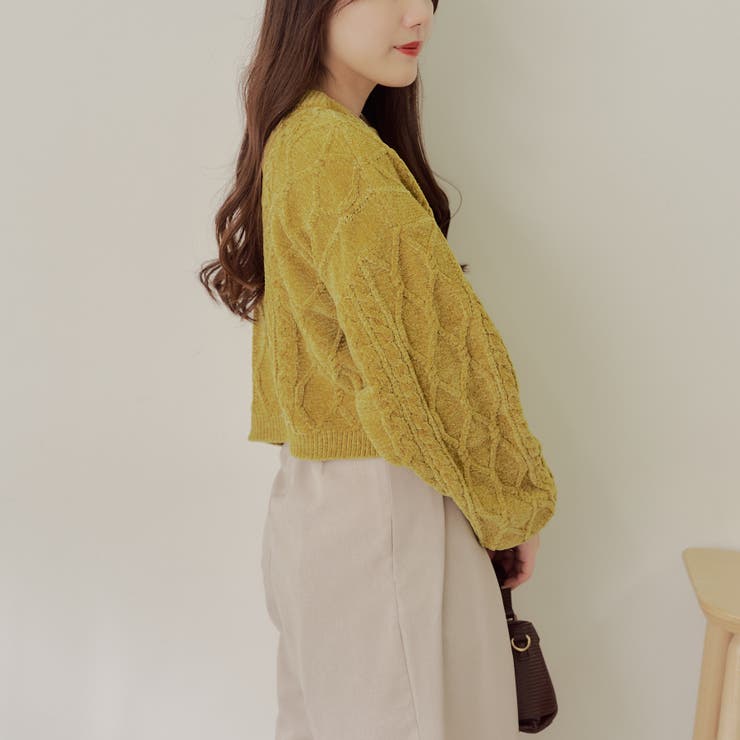 【Web限定】前後2wayモールケーブルニット | NICE CLAUP / OLIVE des OLIVE　OUTLET | 詳細画像29 